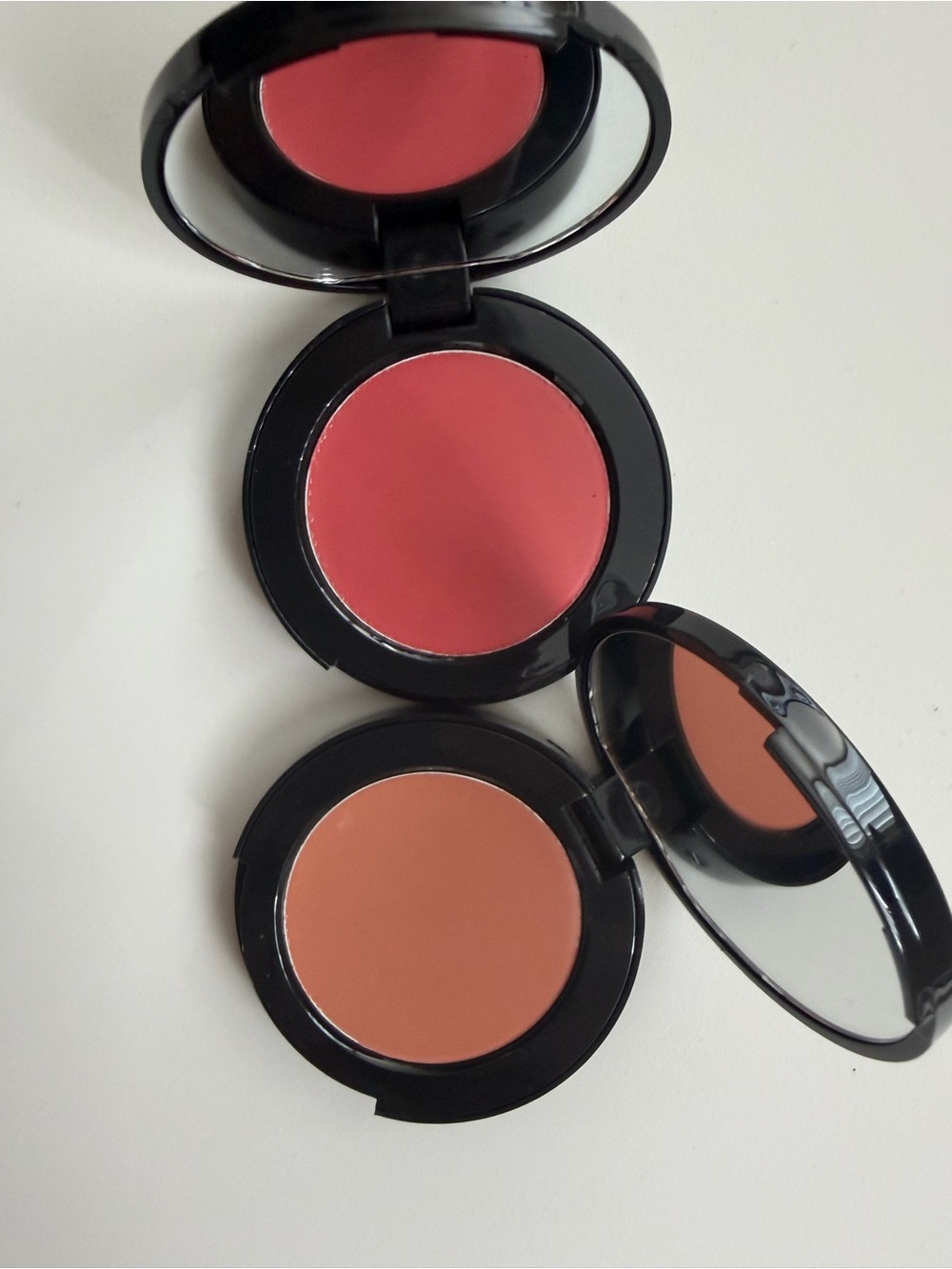 Bobbi Brown Pot Rouge Set for Lips/Cheeks- Pink Flame & Powder Pink